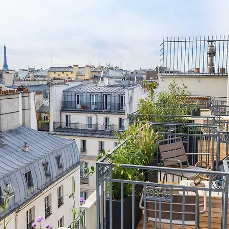 Exceptional Apt With 3 Terraces & Eiffel Tower View - Mobility Lease Апартаменты