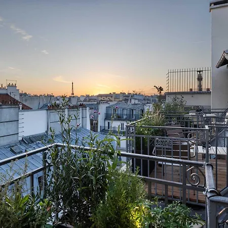 公寓 Exceptional Apt With 3 Terraces & Eiffel Tower View - Mobility Lease 巴黎
