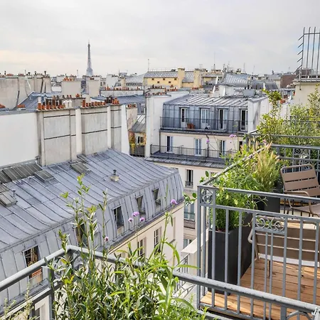 Exceptional Apt With 3 Terraces & Eiffel Tower View - Mobility Lease 公寓 巴黎