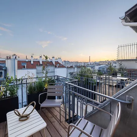 公寓 Exceptional Apt With 3 Terraces & Eiffel Tower View - Mobility Lease 巴黎